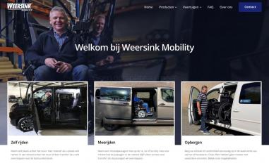 Schermafbeelding van weersink.nl