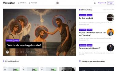 Schermafbeelding van wegvanjezus.nl