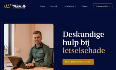 Schermafbeelding van wegwijsinletselschade.nl