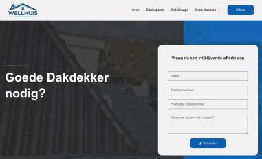 Schermafbeelding van wellhuisdakwerken.nl