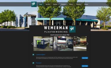 Schermafbeelding van wemerman.nl