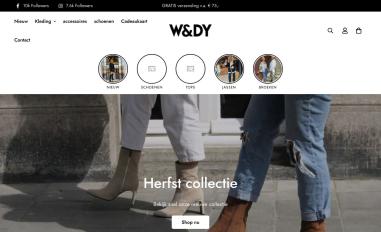 Schermafbeelding van wendysimpelveld.nl