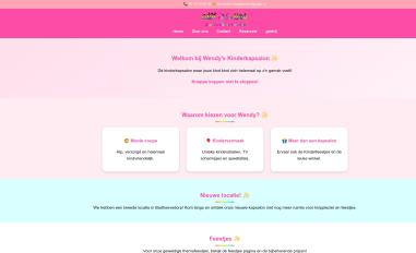 Schermafbeelding van wendyskinderkapsalon.hair