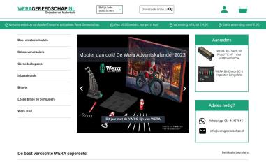 Schermafbeelding van weragereedschap.nl