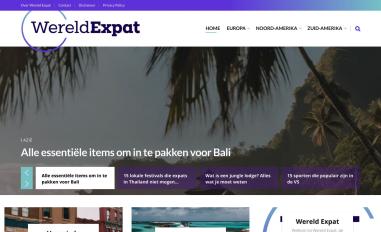 Schermafbeelding van wereldexpat.nl