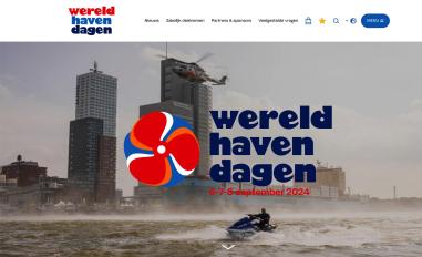 Schermafbeelding van wereldhavendagen.nl