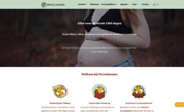 Schermafbeelding van wereldmama.com