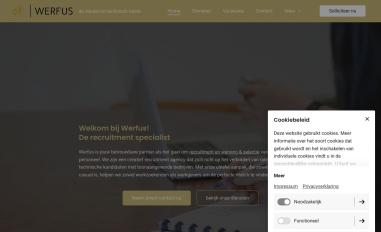 Schermafbeelding van werfus.nl