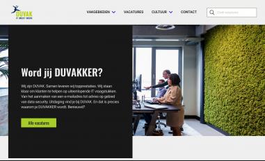 Schermafbeelding van werkenbij.duvak.nl