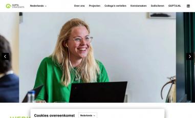 Schermafbeelding van werkenbij.gupta-strategists.com