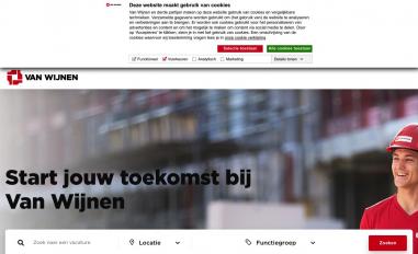 Schermafbeelding van werkenbij.vanwijnen.nl