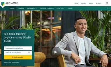 Schermafbeelding van werkenbijabnamro.nl