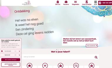 Schermafbeelding van werkenbijavl.nl