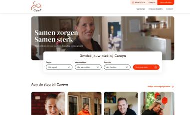 Schermafbeelding van werkenbijcareyn.nl