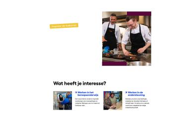 Schermafbeelding van werkenbijcurio.nl