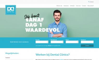 Schermafbeelding van werkenbijdentalclinics.nl