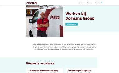 Schermafbeelding van werkenbijdolmans.com