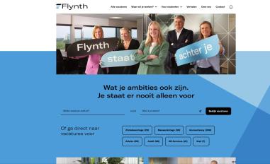 Schermafbeelding van werkenbijflynth.nl