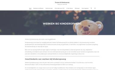 Schermafbeelding van werkenbijkinderopvang.nl