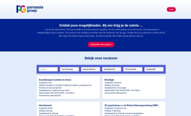 Schermafbeelding van werkenbijparnassiagroep.nl