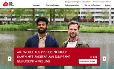 Schermafbeelding van werkenbijrochdale.nl