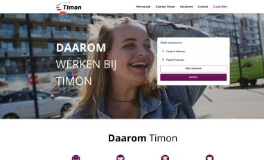 Schermafbeelding van werkenbijtimon.nl