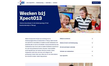 Schermafbeelding van werkenbijxpect013.nl
