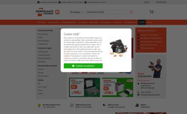 Schermafbeelding van werkplaatstechniek.nl