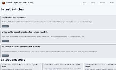 Schermafbeelding van wesley.schwengle.net