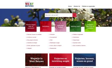 Schermafbeelding van westbetuwe.nl