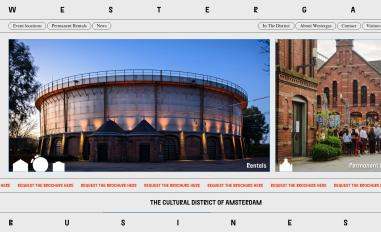 Schermafbeelding van westergas.business