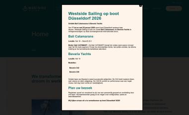 Schermafbeelding van westside-sailing.de