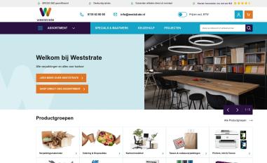 Schermafbeelding van weststrate.nl