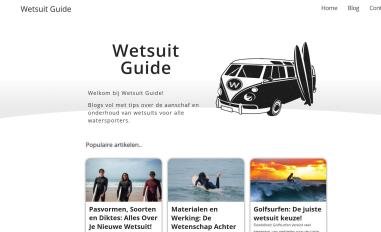 Schermafbeelding van wetsuit-guide.nl