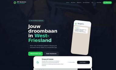 Schermafbeelding van wfvacatures.nl