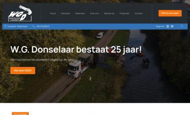 Schermafbeelding van wgdonselaar.nl