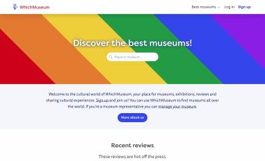 Schermafbeelding van whichmuseum.com