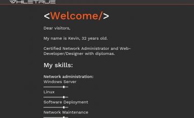 Schermafbeelding van whiletrue.tk