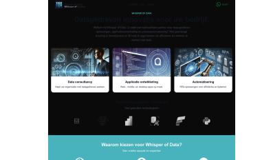 Schermafbeelding van whisperofdata.nl