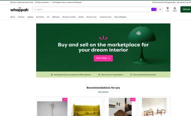 Schermafbeelding van whoppah.com