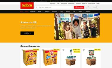 Schermafbeelding van wibra.nl