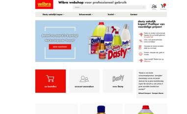 Schermafbeelding van wibrazakelijk.nl