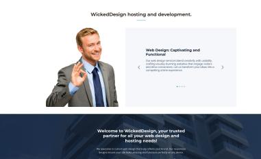 Schermafbeelding van wickeddesign.nl