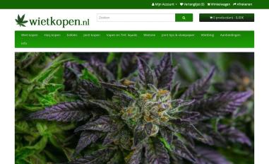Schermafbeelding van wietkopen.nl
