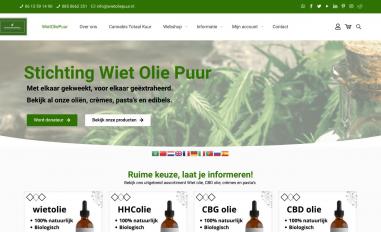 Schermafbeelding van wietoliepuur.nl