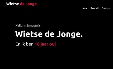 Schermafbeelding van wietsedejonge.ga