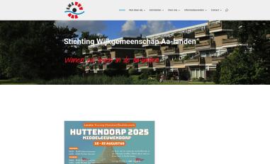 Schermafbeelding van wijkgemeenschapaalanden.nl