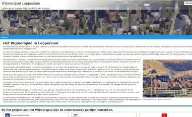 Schermafbeelding van wijmerspad.nl