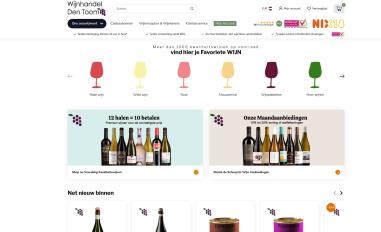 Schermafbeelding van wijnhandeldentoom.nl