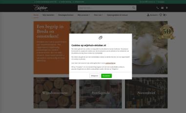 Schermafbeelding van wijnhuis-oktober.nl